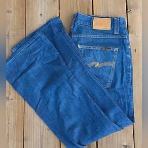 Nudie Flare Glenn Jeans,  Revival Rinsed, Excellent Condition, 32/32